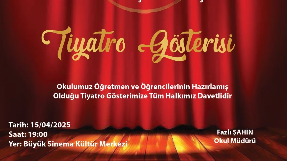 Tiyatromuza davetlisiniz!